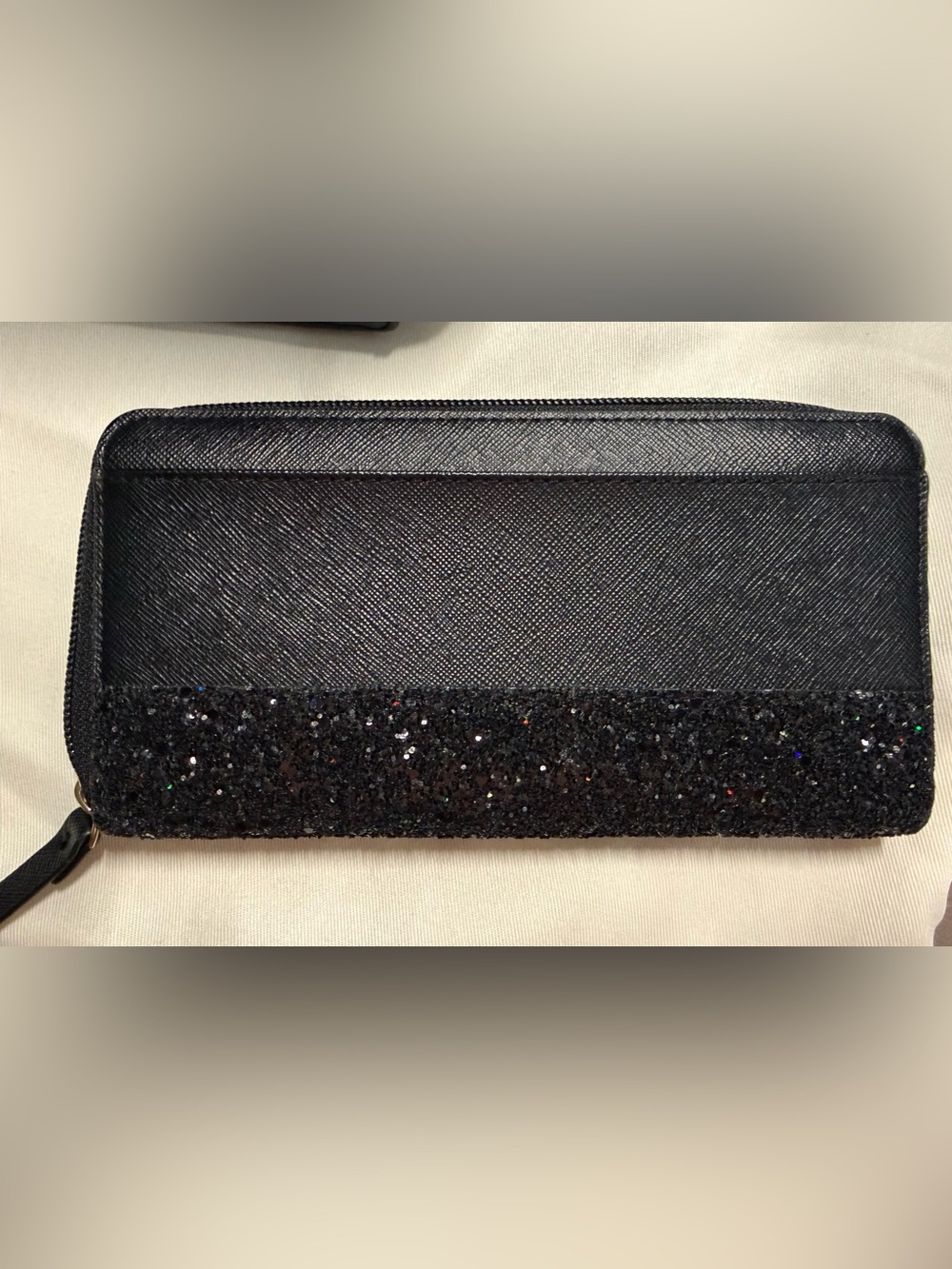 Kate Spade Black Sparkle Tote with Matching Wallet and Dust Bag - Picture 12 of 13